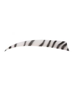 18100 5 Inches Shield Zebra white / black RW