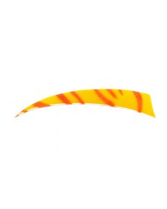 18100 5 Inches Shield Zebra fl. orange / yellow RW