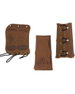 A009870 BUCK TRAIL TRADITIONAL ARMGUARDS VELVET 16CM