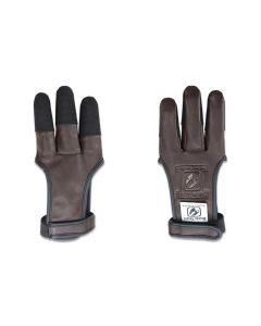 A032804 BUCK TRAIL LEATHER AMBER WITH CORDURA SHOOTING GLOVE