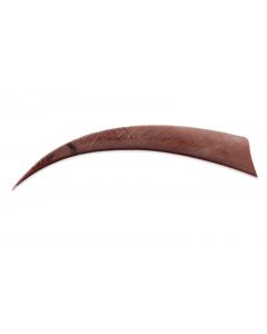 18100 3 Inches Shield solid brown RW
