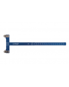 A031745 WNS ALU BOW SQUARE GAUGE INCHES AND CENTIMETERS